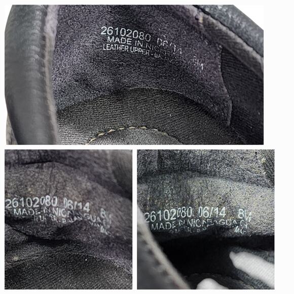 Clarks Slip On Loafers Shoes sz 8 M‎ Women Ashland Glow Leather Black Un Loop - Picture 10 of 10